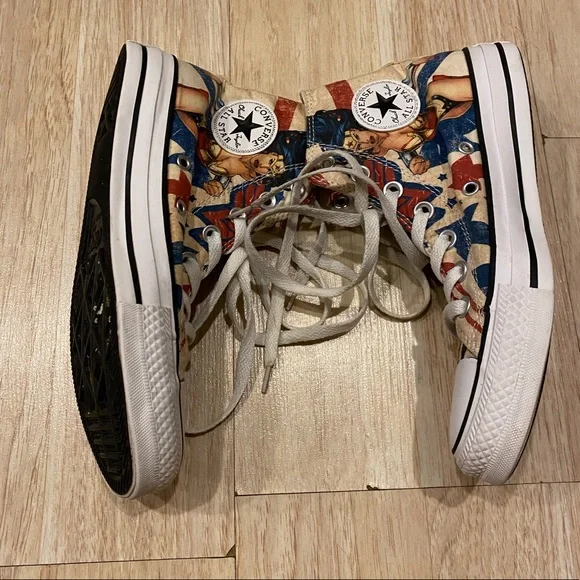Converse Allstar Chuck Taylor unisex high top “Wonder Woman” sneakers - Picture 12 of 16